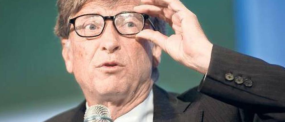 Der Durchblicker. Bill Gates stand lange an der Spitze von Microsoft. Auch heute noch hat sein Wort Gewicht. Foto: AFP