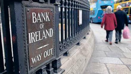 Die Bank von Irland in Dublin. 2010 stand das Land am Rande eines Staatsbankrotts, die Banken mussten gestützt werden.