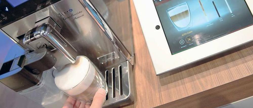 Dieser Espressoautomat lässt sich per App steuern.