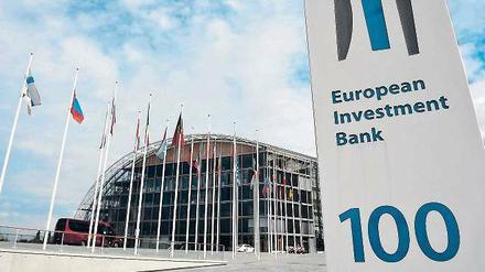 Geld für die Welt. Die Zentrale der EU-eigenen Europäischen Investitionsbank (EIB) in Luxemburg. Wie die bundeseigene KfW in Deutschland vergibt das Institut Kredite und gewährt Bürgschaften, um Projekte – auch außerhalb Europas – zu realisieren.