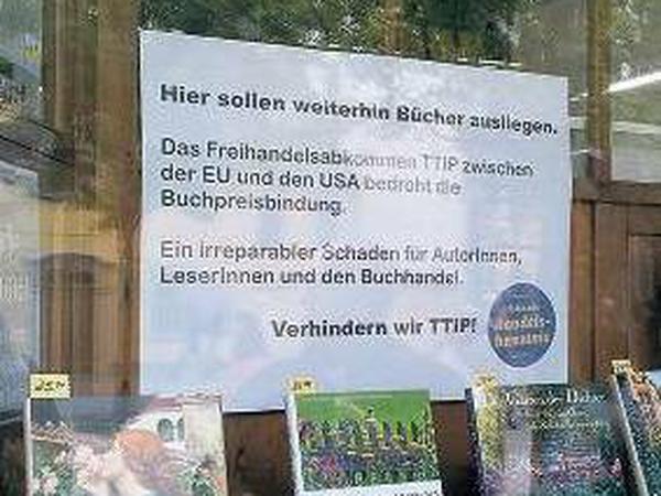 Hoffmann's Buchhandlung ist 305 Jahre alt. Die Inhaber haben Angst vor TTIP.