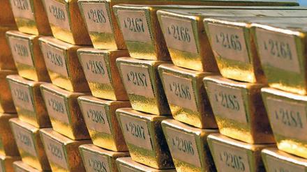 Die Hälfte der Goldreserven soll 2020 in Frankfurt liegen. 