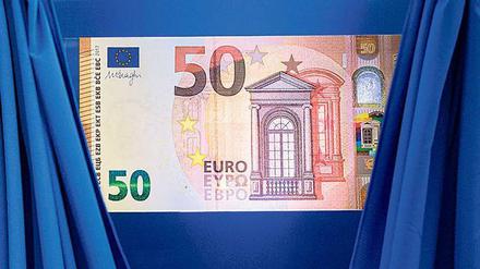So sieht er aus: Der neue Fünfzig-Euro-Schein.