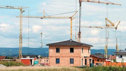 Baustelle. In Deutschland fehlen derzeit rund eine Million Wohnungen. In diesem Jahr werden voraussichtlich etwa 300 000 fertiggestellt. 