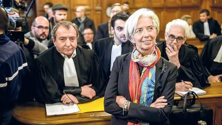 Siegessicher. IWF-Chefin Lagarde zeigte sich vor Gericht selbstbewusst. 