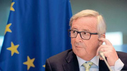 Vor dem Ausschuss zur Untersuchung der Panama-Paper-Affäre: Jean-Claude Juncker am Dienstag in Brüssel. 