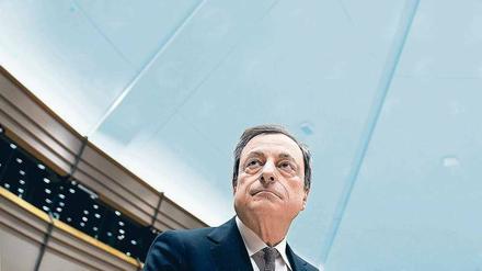 Unbeirrbar. Man brauche noch etwas Geduld, sagt Mario Draghi. 
