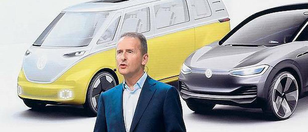 VW-Chef Diess will bei der Euro 2020 die neuen Elektroautos präsentieren. 