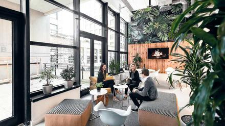 Start-up-Style. Bosch hat sich mit dem IoT-Campus im Tempelhofer Ullsteinhaus einquartiert. Die Räume gestalteten Mitarbeiter zusammen mit Architekten. 