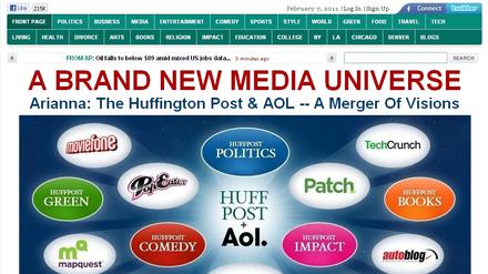 Die "Huffington Post" selbst spricht auf ihrer Seite von der Entstehung eines neuen Medien-Universums.