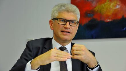 Klaus Schraudner, Chef der Pax-Bank. 