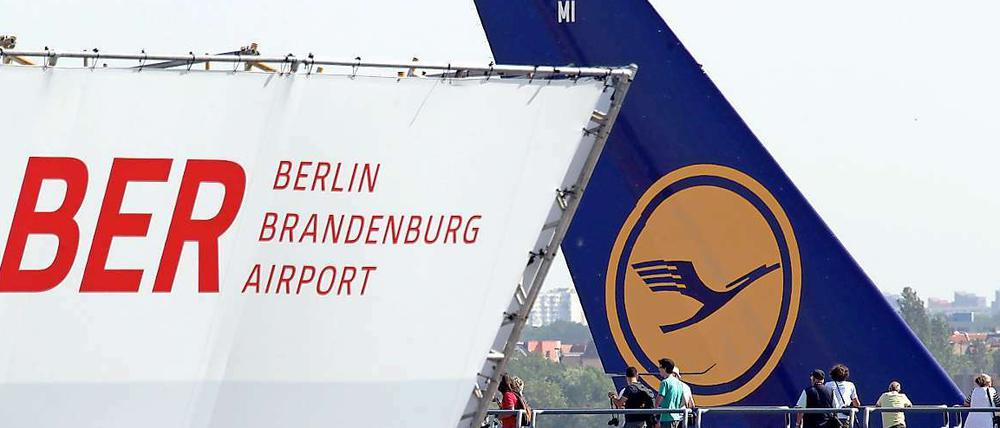 Die Lufthansa will Schadenersatz für den verschobenen Start am BER.