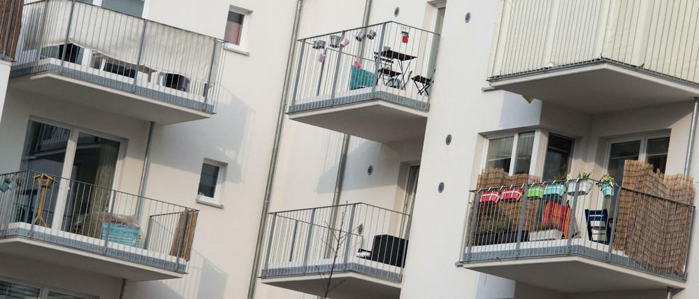 Balkone von Wohnungen in Hamburg