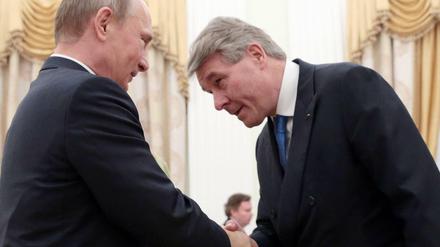 Antrittsbesuch im Kreml: Wolfgang Büchele, Vorsitzender des Ost-Ausschusses der deutschen Wirtschaft, wurde in der vergangenen Woche vom russischen Präsidenten Wladimir Putin empfangen. 
