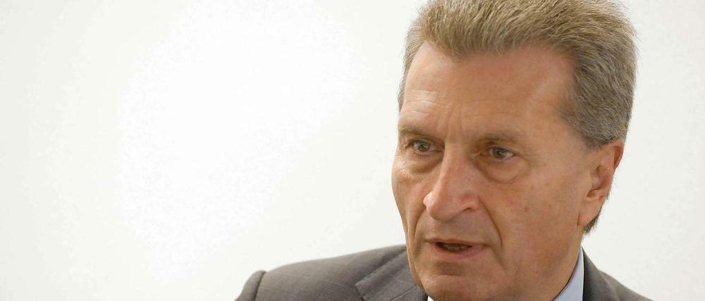 EU-Kommissar Oettinger will künftig geistiges Eigentum aus Europa besser schützen.