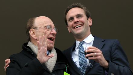 Rupert Murdoch gibt den Chefposten an seinen Sohn James Murdoch ab.