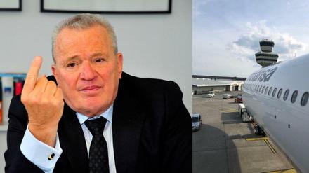 Der FDP-Politiker und Ex-Lufthansa-Manager Thomas Sattelberger ist sauer auf die Lufthansa.
