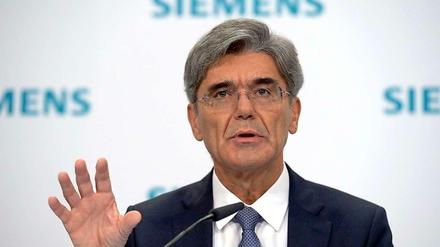 Baut um. Siemens-Chef Joe Kaeser streicht weltweit 7800 Jobs.