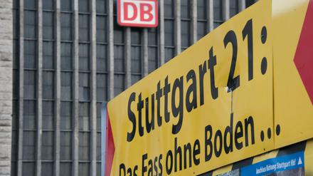 Ein Fass ohne Boden? Das Bahnprojekt Stuttgart 21 soll 8,2 Milliarden Euro kosten.