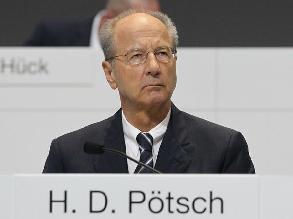 War Finanzvorstand, als der Skandal bekannt wurde: Heute leitet Hans Dieter Pötsch den Aufsichtsrat.