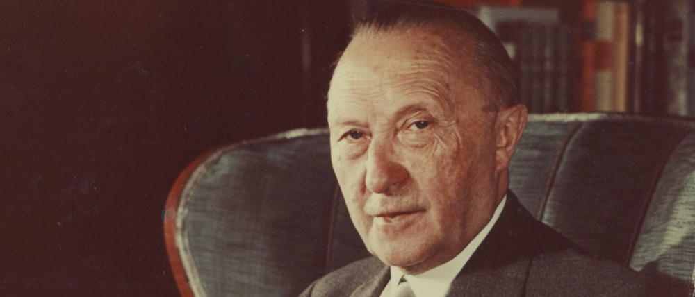 Eine deutsche Ikone: Konrad Adenauer prägte von 1949 bis 1963 als Bundeskanzler die Nachkriegsära. Als überzeugter Europäer trieb er Deutschlands Integration in die Staatengemeinschaft entschlossen voran.