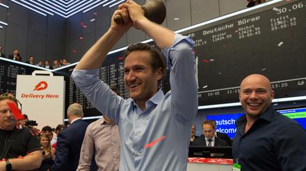 Beim Börsengang hatte Delivery-Hero-Gründer Niklas Östberg Grund zum Feiern, doch auch neue Start-ups dürften davon profitieren. Foto: Promo 