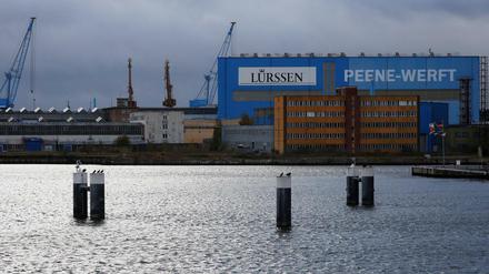 Die zur Lürssen-Gruppe gehörende Peene-Werft hat rund 300 Mitarbeiter.