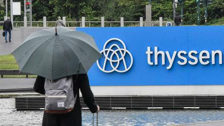 Wer bleibt im Regen stehen? Thyssen-Krupp plant tiefgreifende Veränderungen.