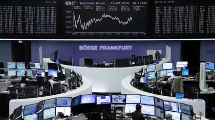Mit Spannung hatten die Börsen weltweit auf die Entscheidung der US-Notenbank Fed gewartet, auch in Frankfurt am Main.