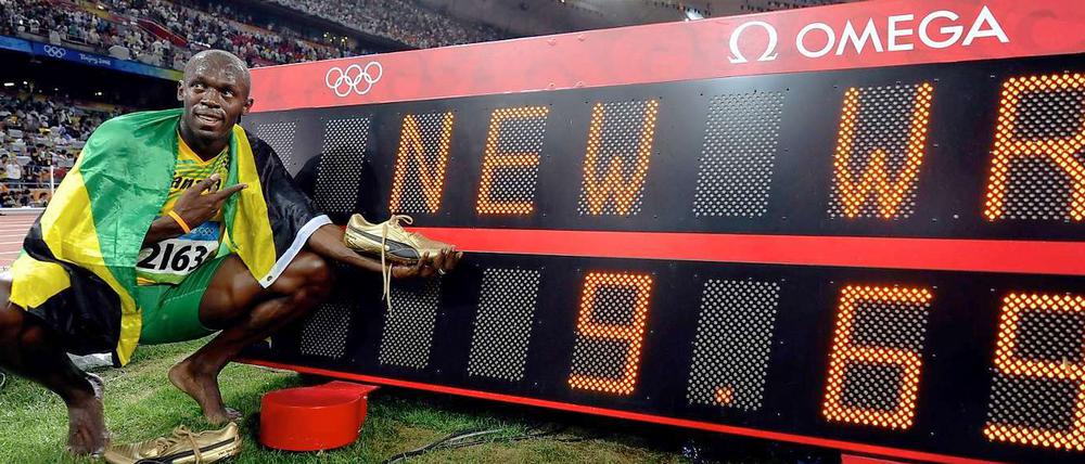 Peking 2008. Usain Bolt gewinnt das 100-Meter-Finale: Weltrekord! Die Zeit stoppte Omega. Der IT-Dienstleister Atos sorgte dafür, dass alle Welt davon erfuhr.