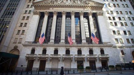 Die New Yorker Börse in der Wall Street hat die härtesten Zeiten hinter sich.