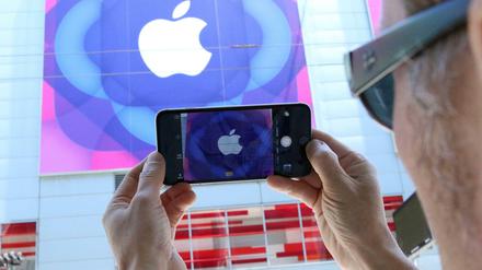 Den Apfel im Fokus. Mit Spannung wird erwartet, welche Neuheiten Apple auf der Entwicklerkonferenz WWDC vorstellt.