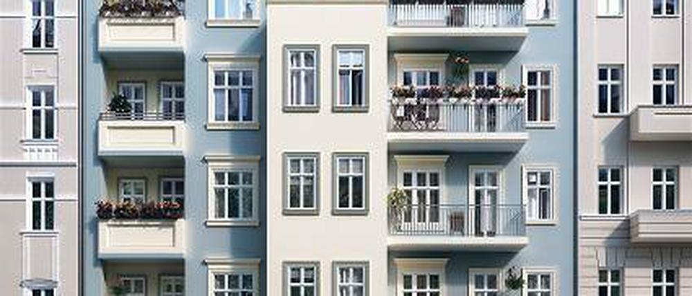 Günstig geht anders. In der Kopenhagener Straße 67 (Prenzlauer Berg) kosten 306 Quadratmeter unterm Dach 1,41 Millionen Euro.
