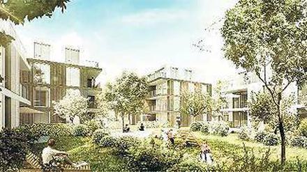 In Altglienicke soll ein Quartier mit 355 Wohnungen entstehen.