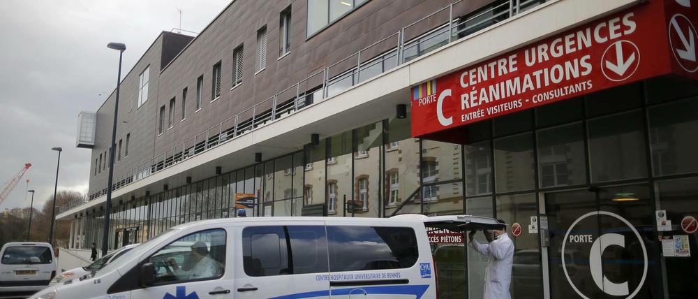 Im Krankenhaus von Rennes wurden die Geschädigten der Medikamentenstudie behandelt. 