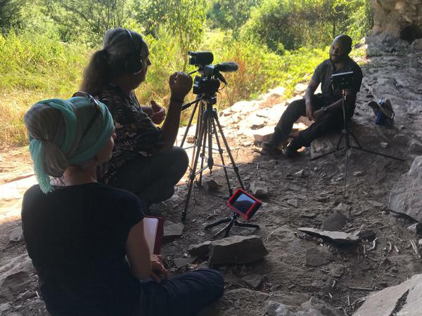 Ausbildung von Archäologen in Mosambik.