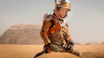 Allein auf dem Mars beziehungsweise in Jordanien. Szene aus dem Film "Der Marsianer  Rettet Mark Watney", der jetzt in den deutschen Kinos anläuft.
