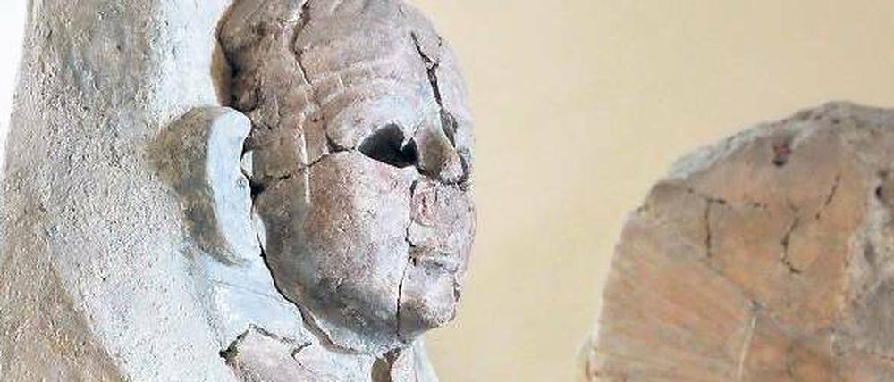 Antike Sphinx. Diese Löwenfigur, die Sphinx von Hattuscha, erhielt die Türkei 2011 zurück. Hier ist sie noch im Berliner Pergamonmuseum zu sehen, wo sie zuvor stand.