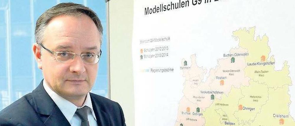 Der Neue. Kultusminister Andreas Stoch (SPD) will um Vertrauen werben.