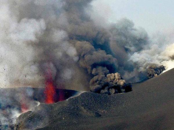 Vulkanausbrüche, wie aktuell auf den Kapverdischen Inseln, bremsen die Erderwärmung. 