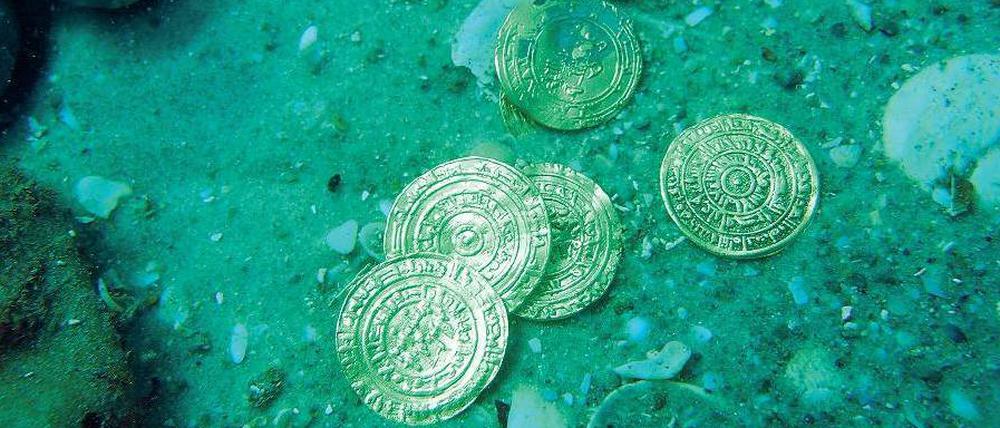 Glanzstücke. Die 1000 Jahre alten Münzen sind perfekt erhalten.
