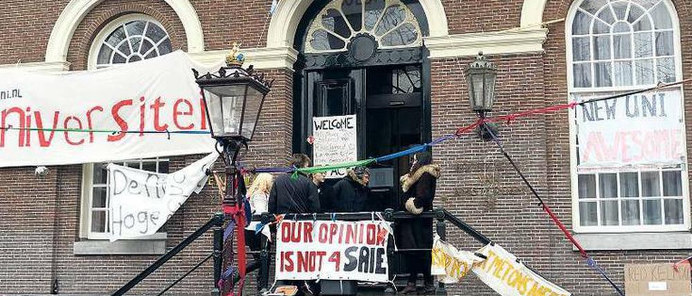 Bedrohtes Wissen. Im Frühjahr besetzten Studierende das Rektoratsgebäude der Uni Amsterdam. 