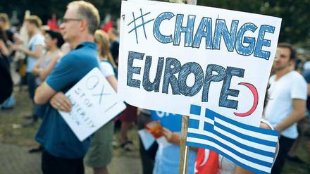 Demo für Griechenland