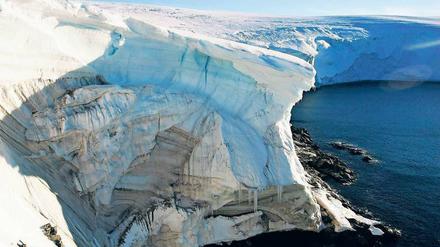 Empfindlich. Der Eispanzer der Antarktis könnte massiv zurückweichen.