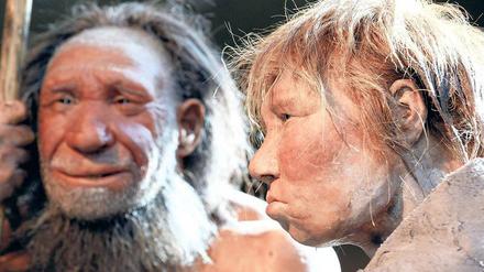 Vorfahren. So könnten Neandertaler einst ausgesehen haben. 