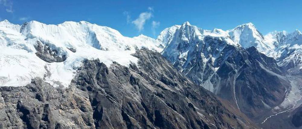 Zum Dahinschmelzen. So wie der Shalbachum-Gletscher im nepalesischen Teil des Himalayas sind alle Eismassen des „Dritten Pols“ der Erde vom Klimawandel bedroht.