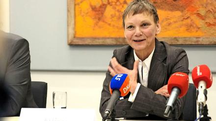 Sabine Kunst, neue Präsidentin der Humboldt-Universität, nach ihrer Wahl.