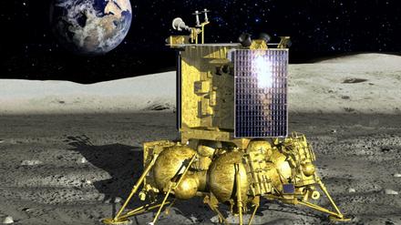 Vorbei. So wie hier noch geplant wird Luna-25 wohl nicht auf dem Mond landen, jedenfalls nicht mehr 2022. Die Esa kündigt die Kooperation mit Roskosmos auf.