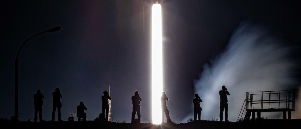 Raketenstart am Samstag in Baikonur, Kasachstan