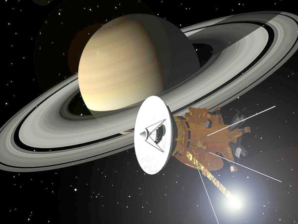 Auf Erkundungstour. Seit Juli 2004 kreist die amerikanisch-europäische Raumsonde Cassini im Saturnsystem. 